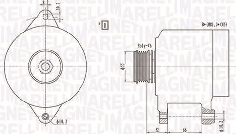 Magneti Marelli 063731157010 - Генератор autospares.lv