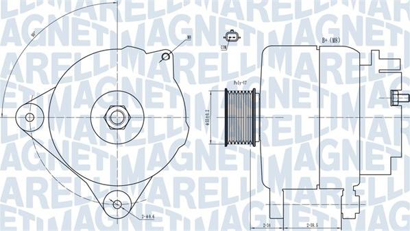 Magneti Marelli 063731866010 - Генератор autospares.lv