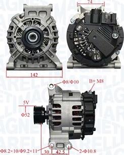 Magneti Marelli 063731875010 - Генератор autospares.lv