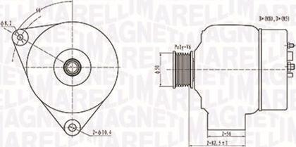 Magneti Marelli 063731301010 - Генератор autospares.lv