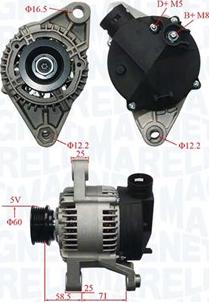 Magneti Marelli 063731220010 - Генератор autospares.lv