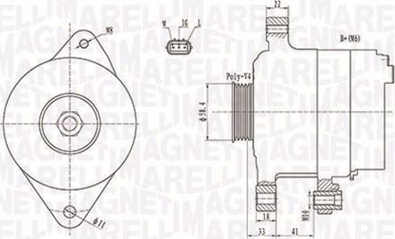 Magneti Marelli 063731793010 - Генератор autospares.lv