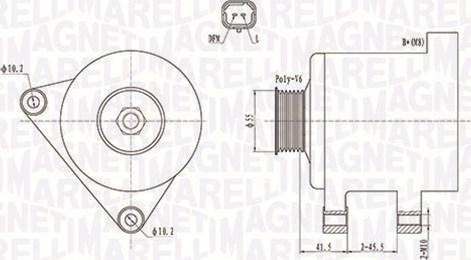 Magneti Marelli 063731741010 - Генератор autospares.lv