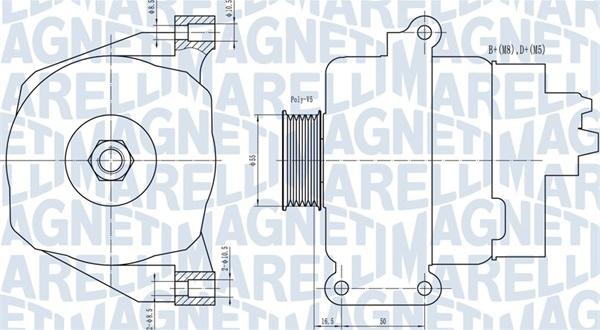 Magneti Marelli 063731766010 - Генератор autospares.lv