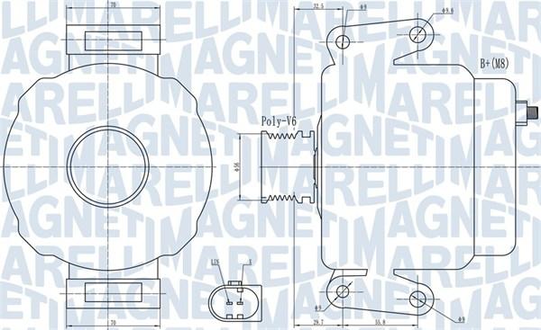 Magneti Marelli 063732007010 - Генератор autospares.lv