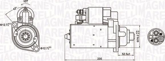 Magneti Marelli 063720974010 - Стартер autospares.lv