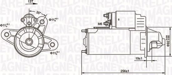 Magneti Marelli 063720977010 - Стартер autospares.lv