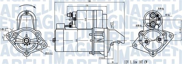 Magneti Marelli 063720519010 - Стартер autospares.lv