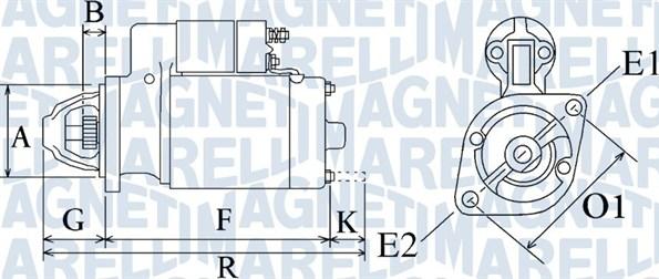 Magneti Marelli 063720162010 - Стартер autospares.lv