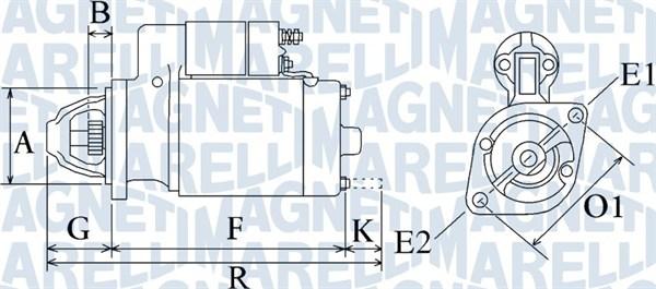 Magneti Marelli 063720349010 - Стартер autospares.lv