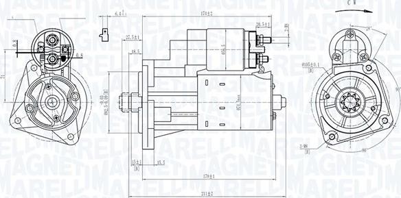 Magneti Marelli 063720297010 - Стартер autospares.lv