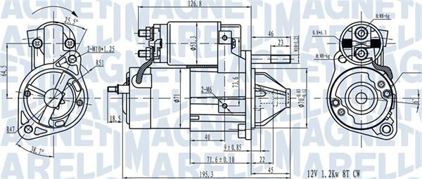 Magneti Marelli 063721492010 - Стартер autospares.lv