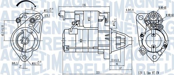 Magneti Marelli 063721458010 - Стартер autospares.lv