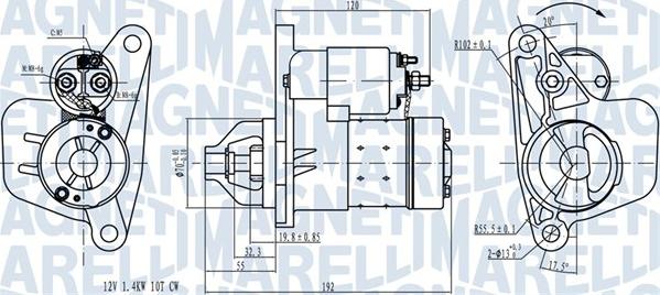 Magneti Marelli 063721418010 - Стартер autospares.lv