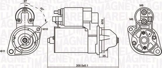 Magneti Marelli 063721412010 - Стартер autospares.lv