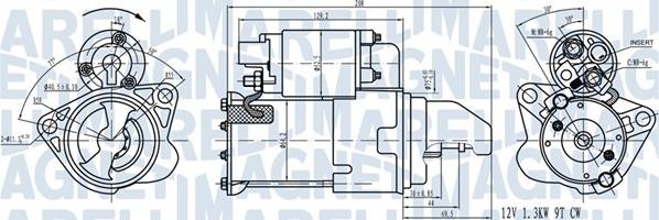 Magneti Marelli 063721543010 - Стартер autospares.lv