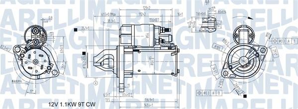 Magneti Marelli 063721557410 - Стартер autospares.lv