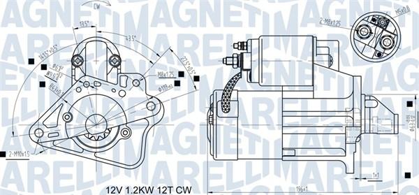 Magneti Marelli 063721524010 - Стартер autospares.lv