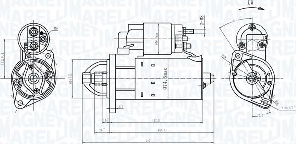 Magneti Marelli 063721172010 - Стартер autospares.lv