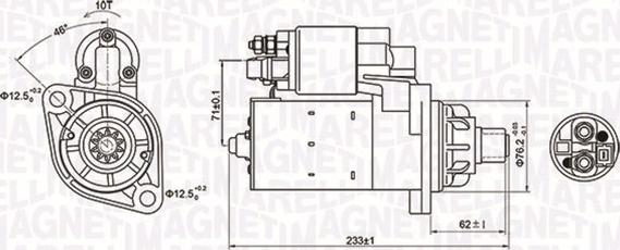 Magneti Marelli 063721337010 - Стартер autospares.lv