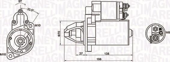 Magneti Marelli 063721283010 - Стартер autospares.lv