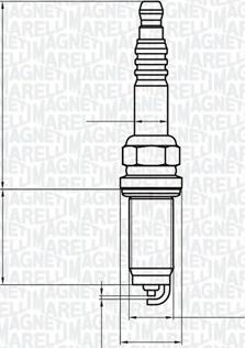 Magneti Marelli 062000786304 - Свеча зажигания autospares.lv