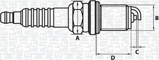 Magneti Marelli 062000776304 - Свеча зажигания autospares.lv