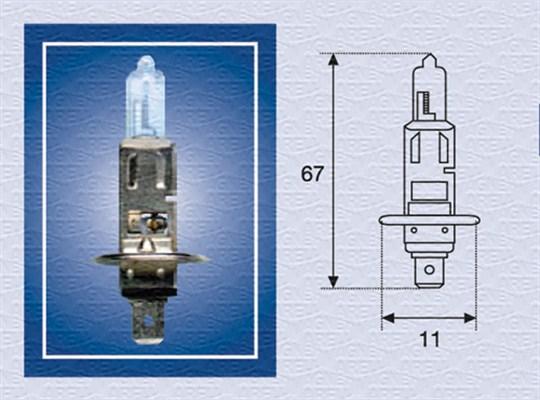 Magneti Marelli 002561100000 - Лампа накаливания, фара дальнего света autospares.lv
