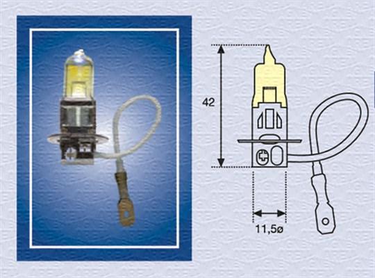 Magneti Marelli 002573100000 - Лампа накаливания, противотуманная фара autospares.lv