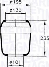 Magneti Marelli 030607020034 - Кожух пневматической рессоры autospares.lv