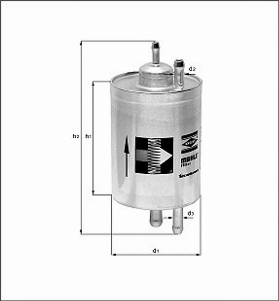 Magneti Marelli 154065929920 - Топливный фильтр autospares.lv