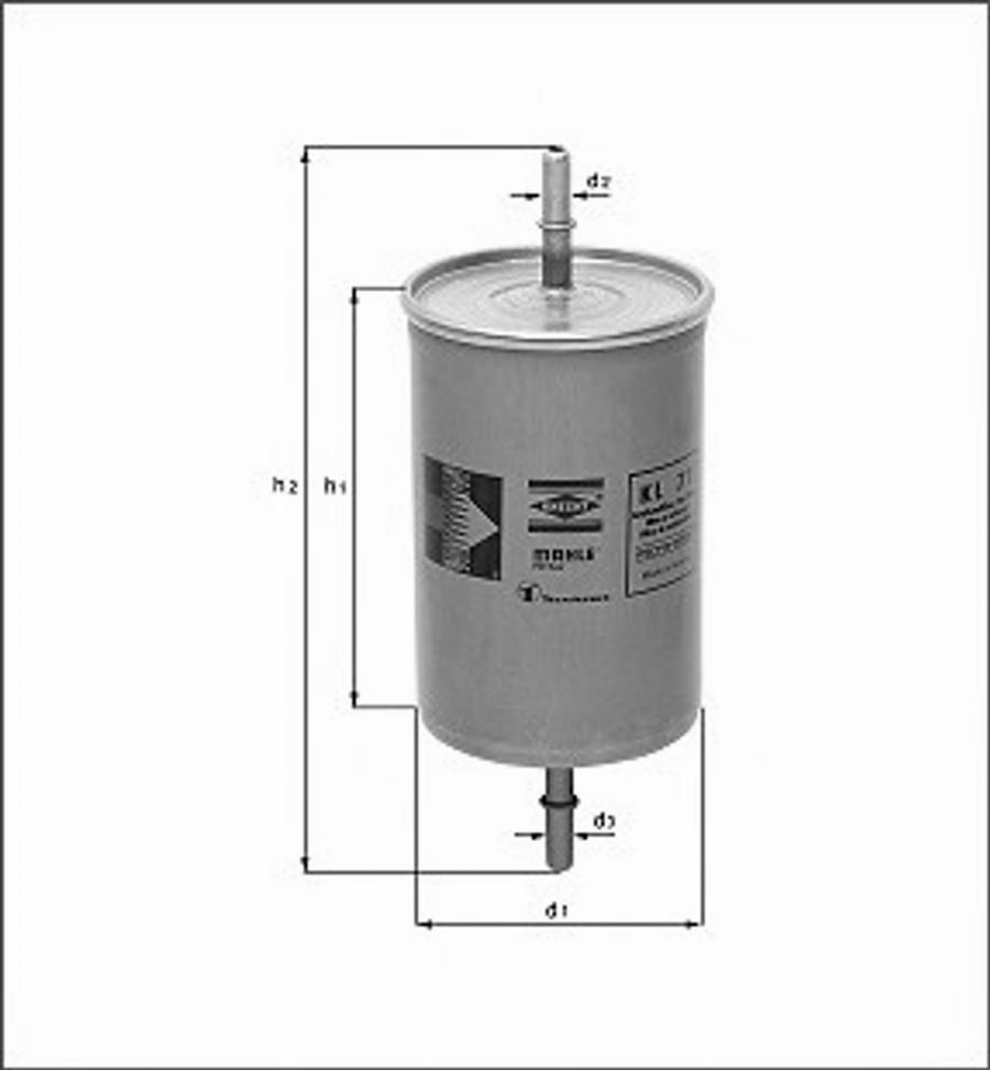 Magneti Marelli 154066409810 - Топливный фильтр autospares.lv