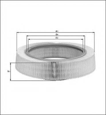 Magneti Marelli 154070231790 - Воздушный фильтр, двигатель autospares.lv