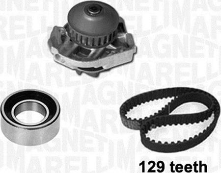 Magneti Marelli 341404820001 - Водяной насос + комплект зубчатого ремня ГРМ autospares.lv