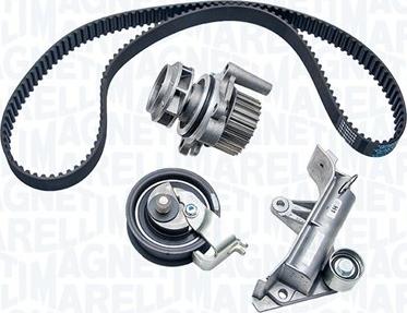 Magneti Marelli 341405300001 - Водяной насос + комплект зубчатого ремня ГРМ autospares.lv