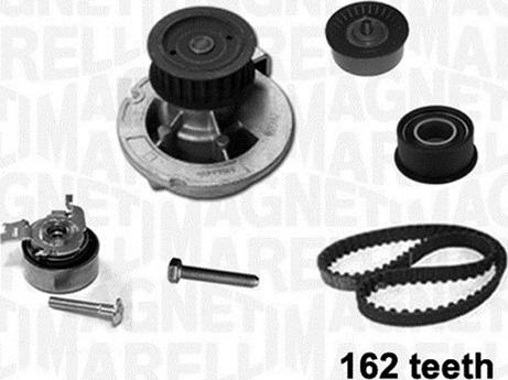 Magneti Marelli 341405720002 - Водяной насос + комплект зубчатого ремня ГРМ autospares.lv