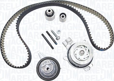 Magneti Marelli 341406640001 - Водяной насос + комплект зубчатого ремня ГРМ autospares.lv