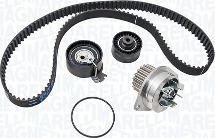 Magneti Marelli 341401680001 - Водяной насос + комплект зубчатого ремня ГРМ autospares.lv