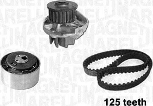 Magneti Marelli 341402470001 - Водяной насос + комплект зубчатого ремня ГРМ autospares.lv