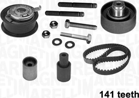 Magneti Marelli 341304910000 - Комплект зубчатого ремня ГРМ autospares.lv