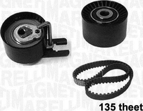 Magneti Marelli 341304690000 - Комплект зубчатого ремня ГРМ autospares.lv