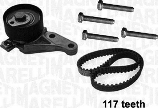 Magneti Marelli 341304650000 - Комплект зубчатого ремня ГРМ autospares.lv