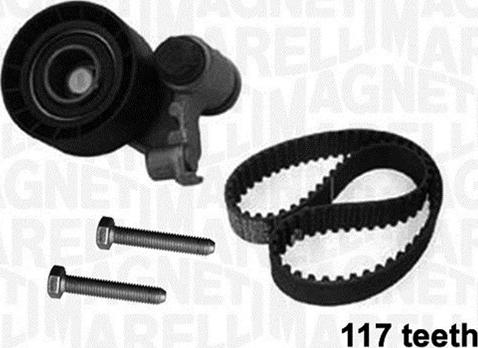 Magneti Marelli 341304190000 - Комплект зубчатого ремня ГРМ autospares.lv