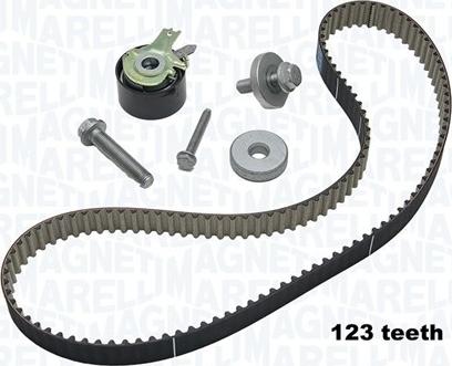 Magneti Marelli 341304170000 - Комплект зубчатого ремня ГРМ autospares.lv