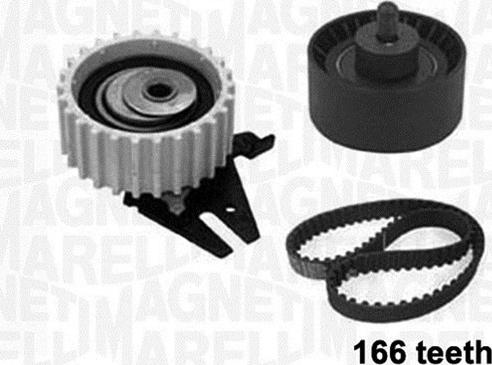 Magneti Marelli 341304840000 - Комплект зубчатого ремня ГРМ autospares.lv