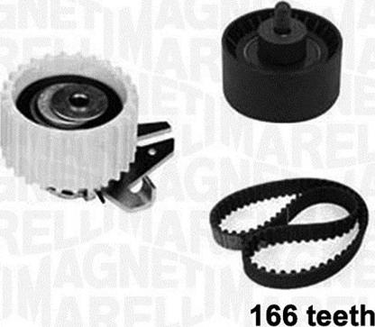 Magneti Marelli 341304860000 - Комплект зубчатого ремня ГРМ autospares.lv