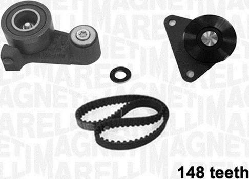 Magneti Marelli 341304370000 - Комплект зубчатого ремня ГРМ autospares.lv