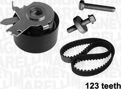 Magneti Marelli 341304730000 - Комплект зубчатого ремня ГРМ autospares.lv