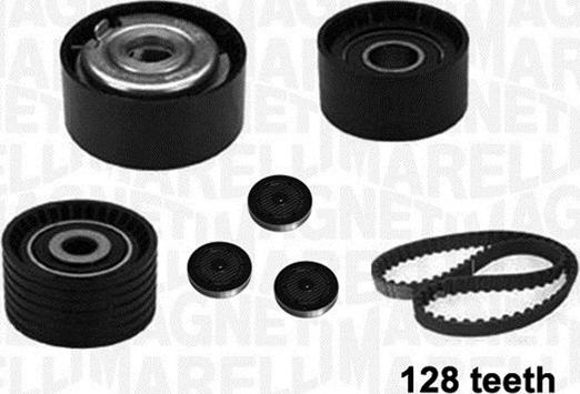 Magneti Marelli 341304720000 - Комплект зубчатого ремня ГРМ autospares.lv