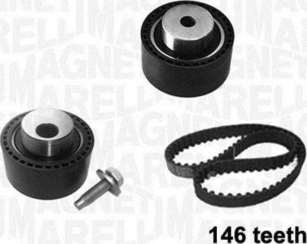 Magneti Marelli 341305870000 - Комплект зубчатого ремня ГРМ autospares.lv